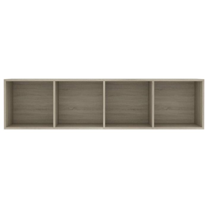Bibliothèque/Meuble TV Chêne sonoma 143x30x36 cm – Image 4