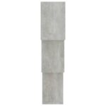 Étagères murales cubiques gris béton 68x15x68cm bois ingénierie – Image 3
