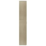 Armoire de bureau Chêne sonoma 60x32x190 cm Bois d'ingénierie – Image 4
