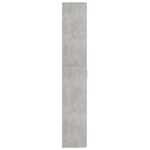 Armoire de bureau Gris béton 60x32x190 cm Bois d'ingénierie – Image 5