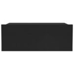 Tables de chevet flottantes 2 pcs Noir 40x30x15 cm – Image 2
