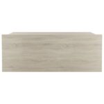 Tables de chevet flottantes 2 pcs Chêne sonoma Bois ingénierie – Image 2