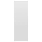 Étagères murales blanc brillant 104x20x58,5 cm bois ingénierie – Image 3