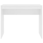 Bureau Blanc 90x40x72 cm Bois d'ingénierie – Image 2