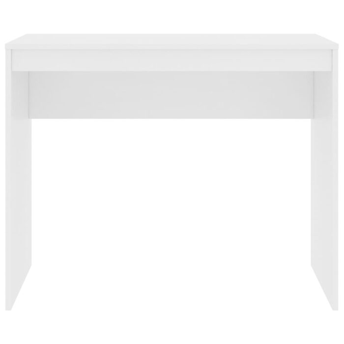 Bureau Blanc 90x40x72 cm Bois d'ingénierie – Image 2