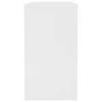 Bureau Blanc 90x40x72 cm Bois d'ingénierie – Image 3