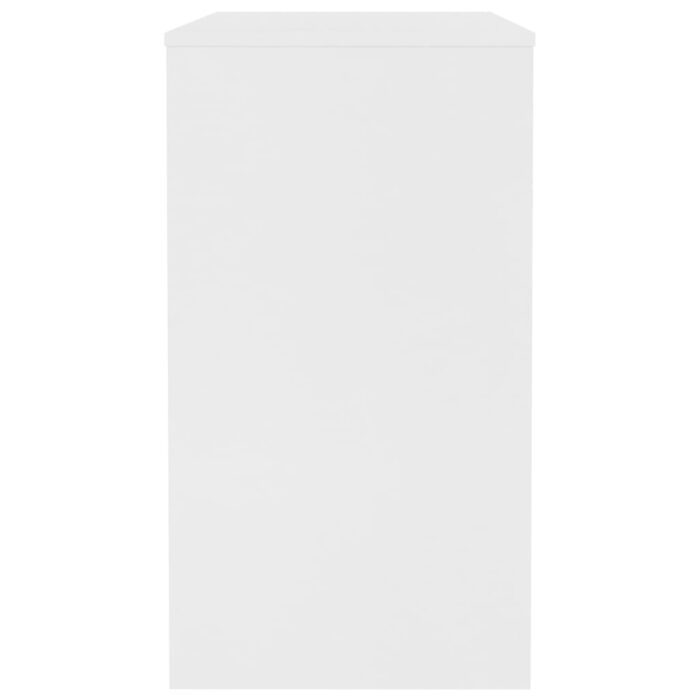 Bureau Blanc 90x40x72 cm Bois d'ingénierie – Image 3