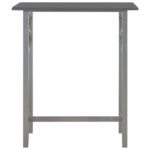 Ensemble de bar 3 pcs Bois et acier Anthracite – Image 2