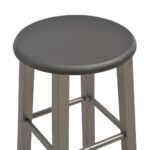 Ensemble de bar 3 pcs Bois et acier Anthracite – Image 7