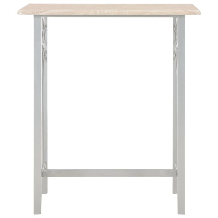 Ensemble de bar 3 pcs Bois et acier – Image 2
