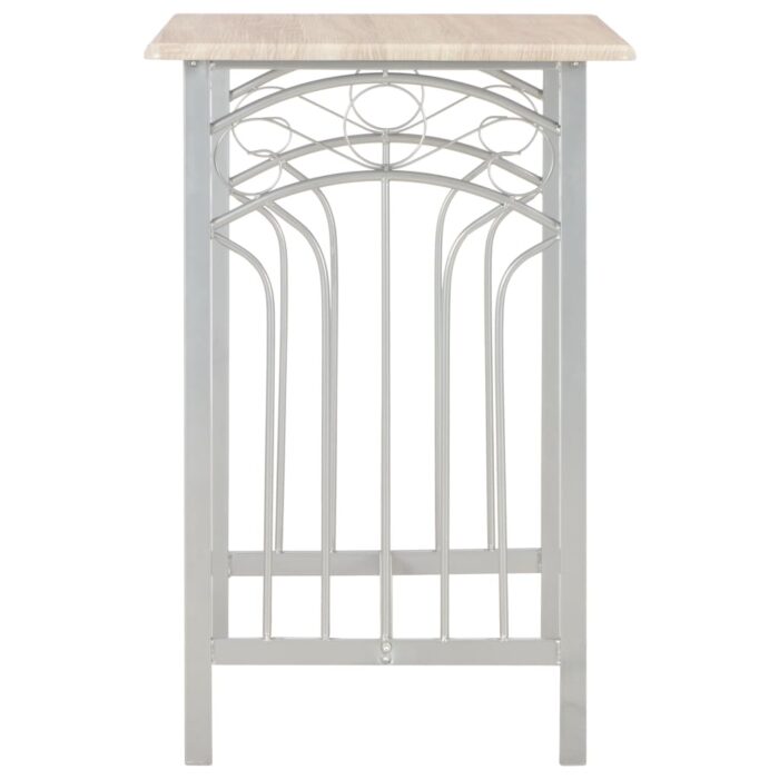 Ensemble de bar 3 pcs Bois et acier – Image 3