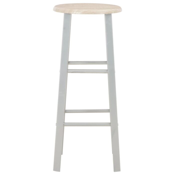 Ensemble de bar 3 pcs Bois et acier – Image 6