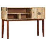 Table console 115x30x76 cm Bois de manguier massif brut – Image 10