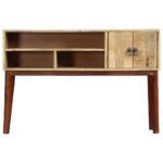 Table console 115x30x76 cm Bois de manguier massif brut – Image 2