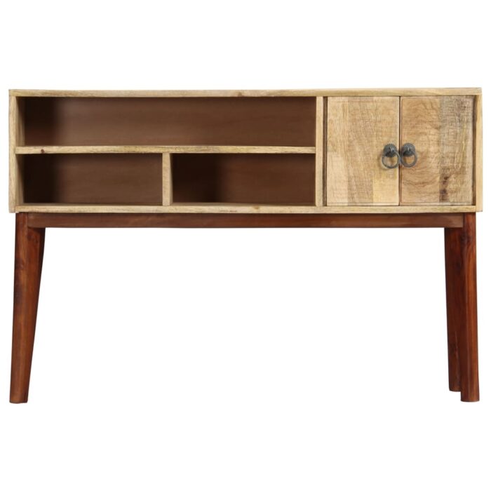 Table console 115x30x76 cm Bois de manguier massif brut – Image 2