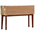 Table console 115x30x76 cm Bois de manguier massif brut – Image 3