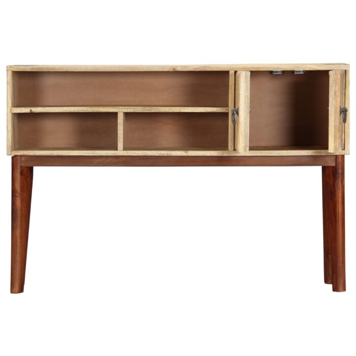 Table console 115x30x76 cm Bois de manguier massif brut – Image 4