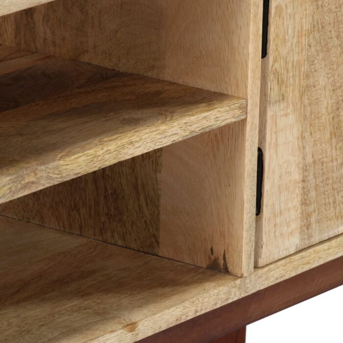 Table console 115x30x76 cm Bois de manguier massif brut – Image 5