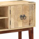 Table console 115x30x76 cm Bois de manguier massif brut – Image 6