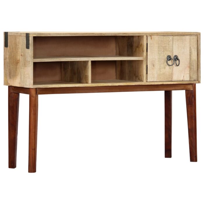 Table console 115x30x76 cm Bois de manguier massif brut – Image 8
