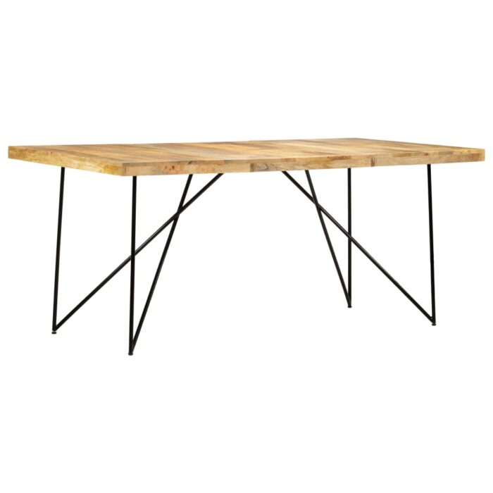 Table à manger 180x90x76 cm Bois de manguier massif – Image 6