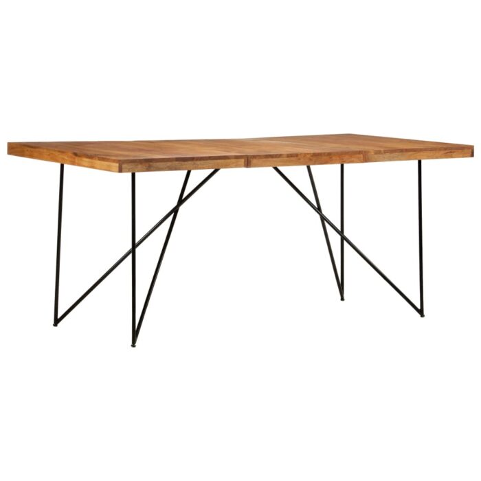 Table à manger 180x90x76 cm Bois d'acacia massif – Image 7