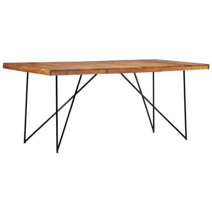 Table à manger 180x90x76 cm Bois d'acacia massif – Image 8