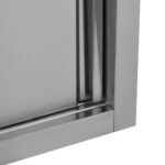 Armoire de cuisine avec portes coulissantes 120x40x50 cm Inox – Image 7