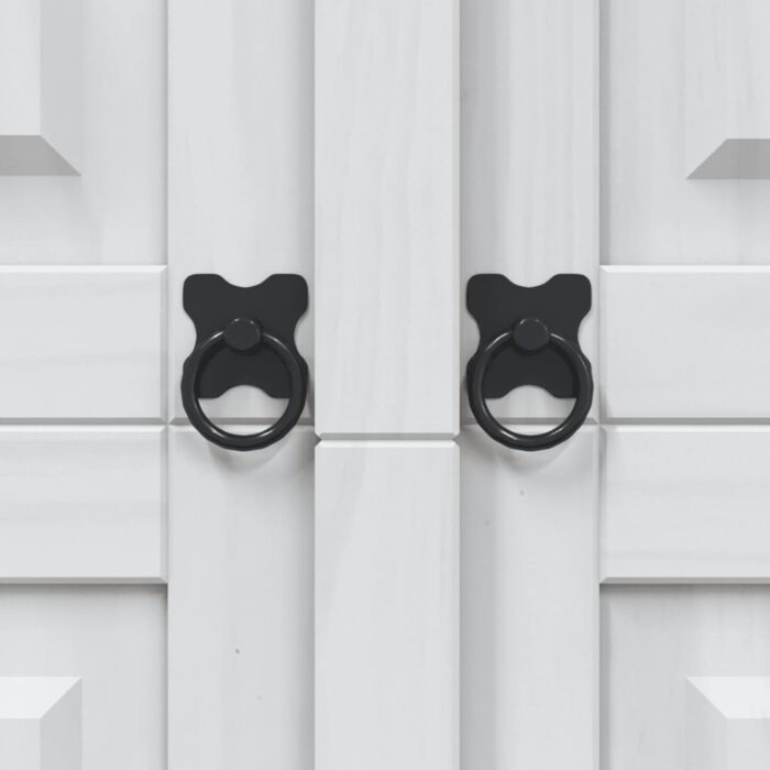 Placard Gamme Corona Pin mexicain Blanc 80x40x170 cm – Image 6