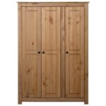 Garde-robe à 3 portes 118x50x171,5 cm Pin Assortiment Panama – Image 4