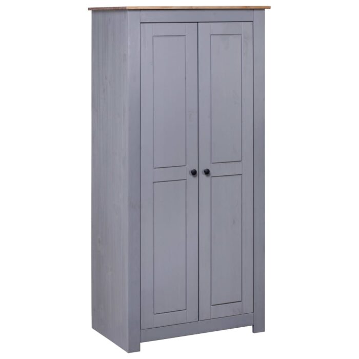 VXL8719883682341_a_en_hd_1.jpg Garde-robe Gris 80x50x171,5 cm Pin massif Assortiment Panama – Image 1