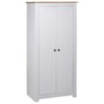 Garde-robe Blanc 80x50x171,5 cm Pin massif Assortiment Panama