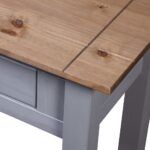 Table console Gris 110x40x72 cm Pin solide Gamme Panama – Image 6