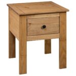 Table de chevet 46x40x57 cm Pin Gamme Panama – Image 3