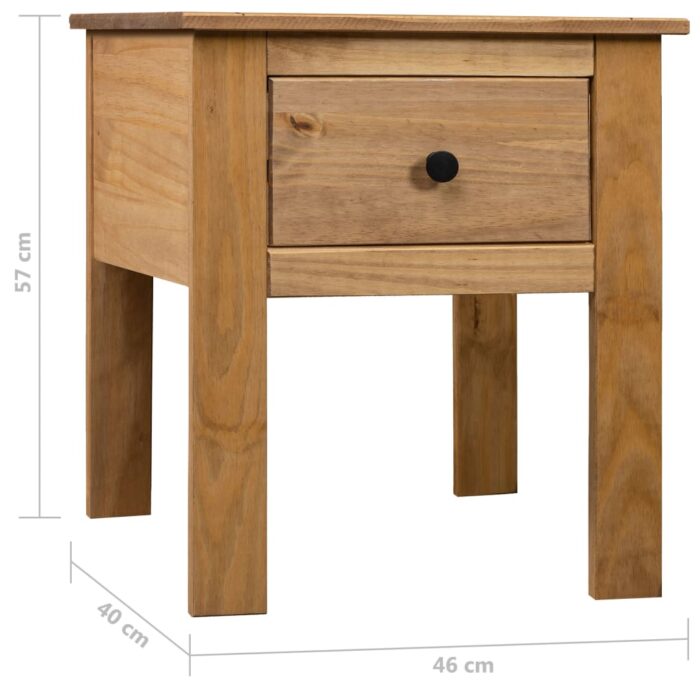 Table de chevet 46x40x57 cm Pin Gamme Panama – Image 8