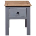 Table de chevet Gris 46x40x57 cm Pin Gamme Panama – Image 5