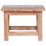 Tables gigognes 2 pcs bois d'acajou massif – Image 5