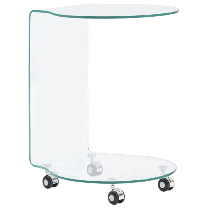Table basse 45x40x58 cm Verre trempé – Image 1