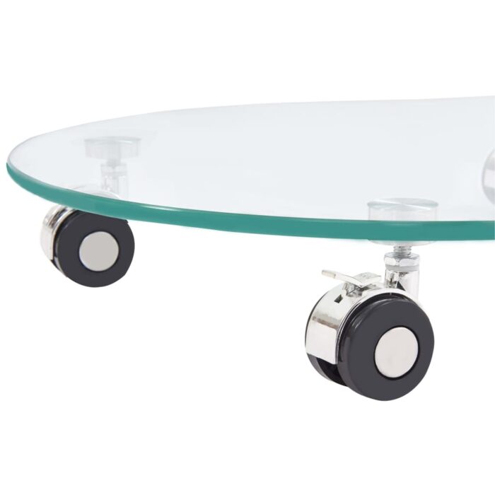 Table basse 45x40x58 cm Verre trempé – Image 3