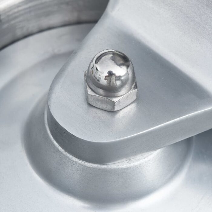 Presse à hamburger avec 500 feuilles de galettes Aluminium 13cm – Image 2