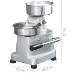 Presse à hamburger avec 500 feuilles de galettes Aluminium 13cm – Image 9