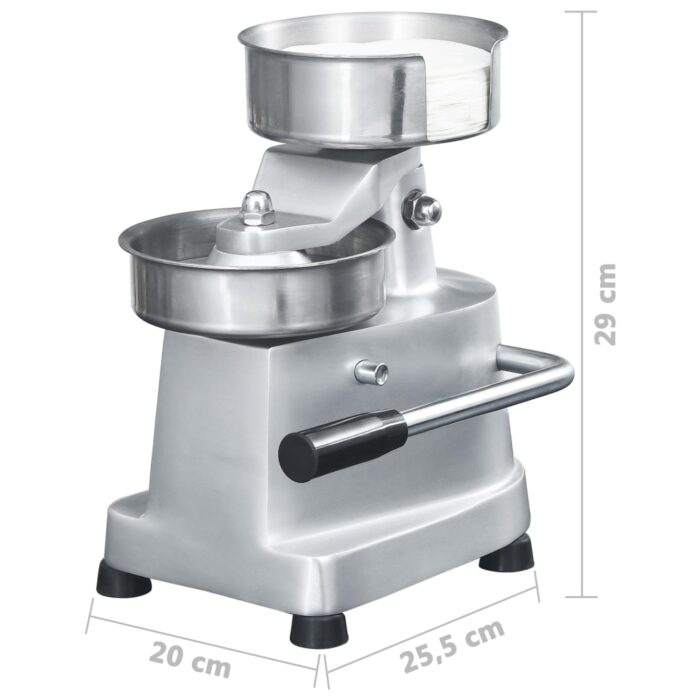 Presse à hamburger avec 500 feuilles de galettes Aluminium 13cm – Image 9