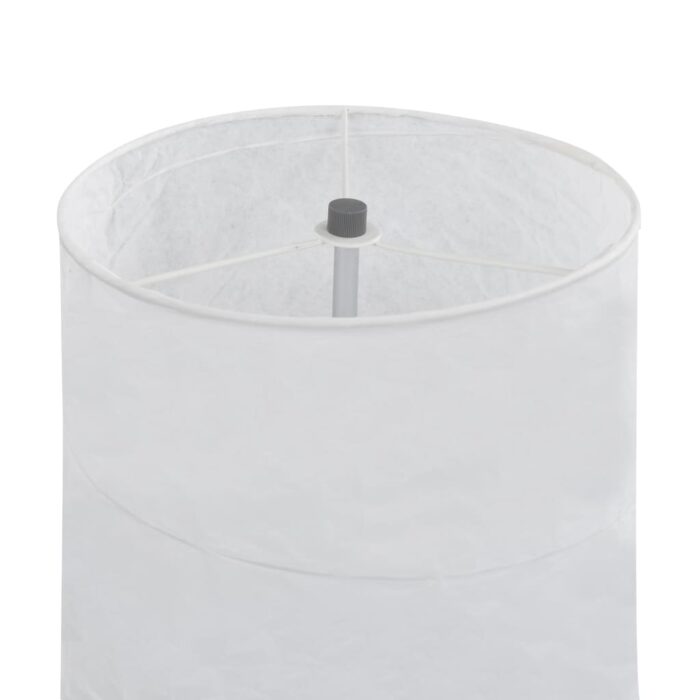 Lampadaire avec support 121 cm Blanc E27 – Image 2