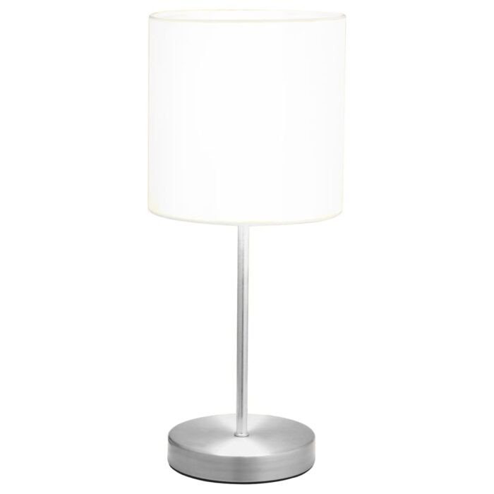 Lampes de table 2 pcs Bouton tactile Blanc E14 – Image 3