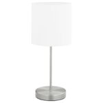Lampes de table 2 pcs Bouton tactile Blanc E14 – Image 4