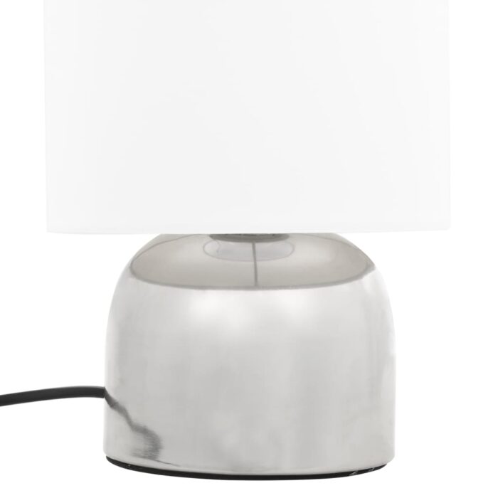 Lampes de table 2 pcs Bouton tactile Blanc E14 – Image 4
