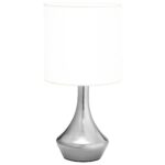 Lampes de table 2 pcs Bouton tactile Blanc E14 – Image 4