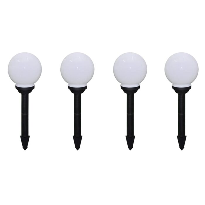 8 pcs Lampes d'allée d'extérieur à LED 15 cm et piquet au sol – Image 2