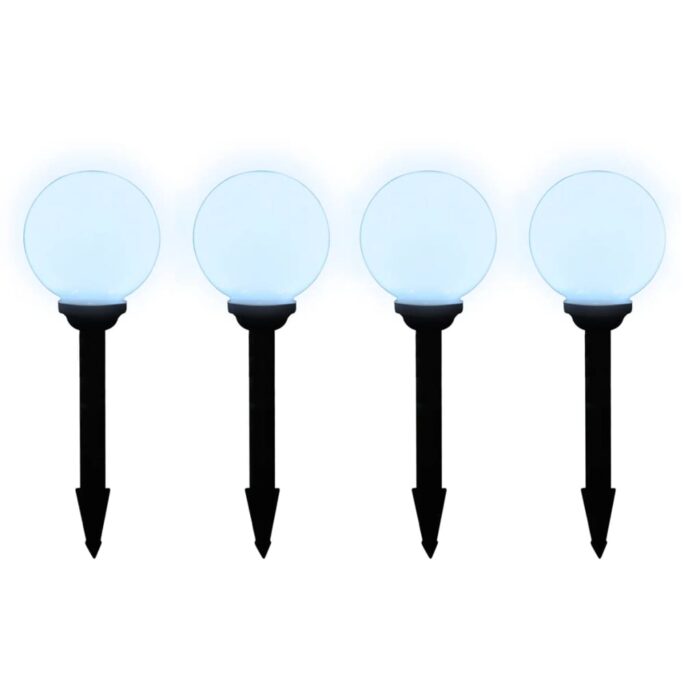 8 pcs Lampes d'allée d'extérieur à LED 15 cm et piquet au sol – Image 3