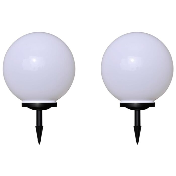 2 pcs Lampes d'allée d'extérieur à LED 40 cm et piquet au sol – Image 1